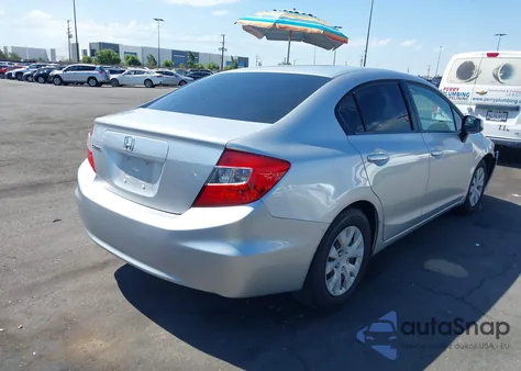 2012 Honda Civic Lx from USA, damaged, VIN 19XFB2F50CE375627